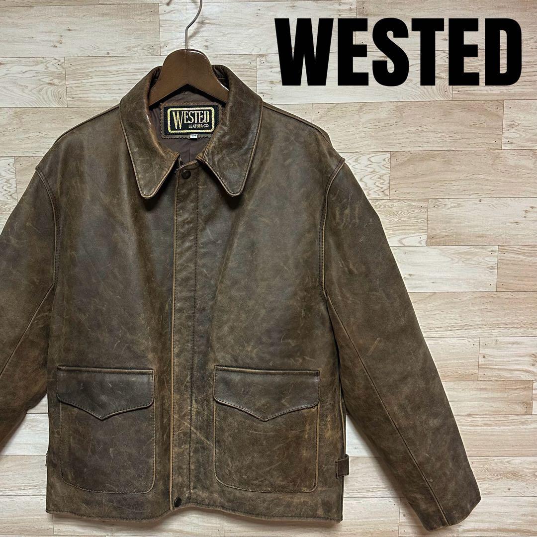 ✨激レア‼️ WASTED インディ・ジョーンズ レザージャケット 英国製44✨