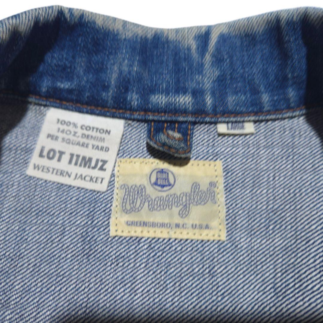 Wrangler 11MJZデニムジャケット 縦ベル 日本製復刻 ジップGジャン