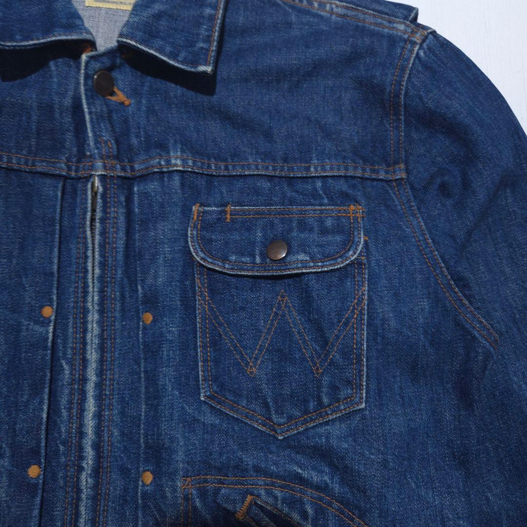 Wrangler 11MJZデニムジャケット 縦ベル 日本製復刻 ジップGジャン