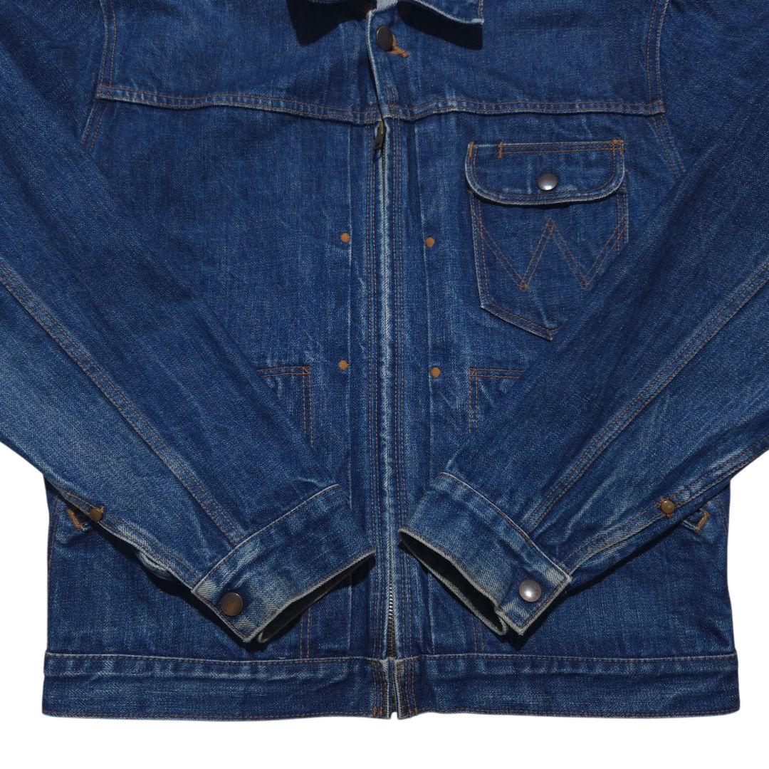 Wrangler 11MJZデニムジャケット 縦ベル 日本製復刻 ジップGジャン