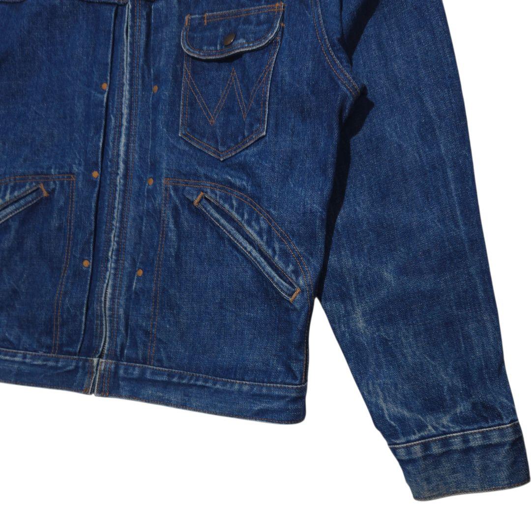 Wrangler 11MJZデニムジャケット 縦ベル 日本製復刻 ジップGジャン