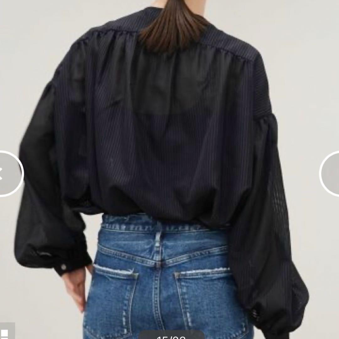 aLORS アロー ×IENA 別注 La9 ラ・ヌフ リボンブラウス 23AW