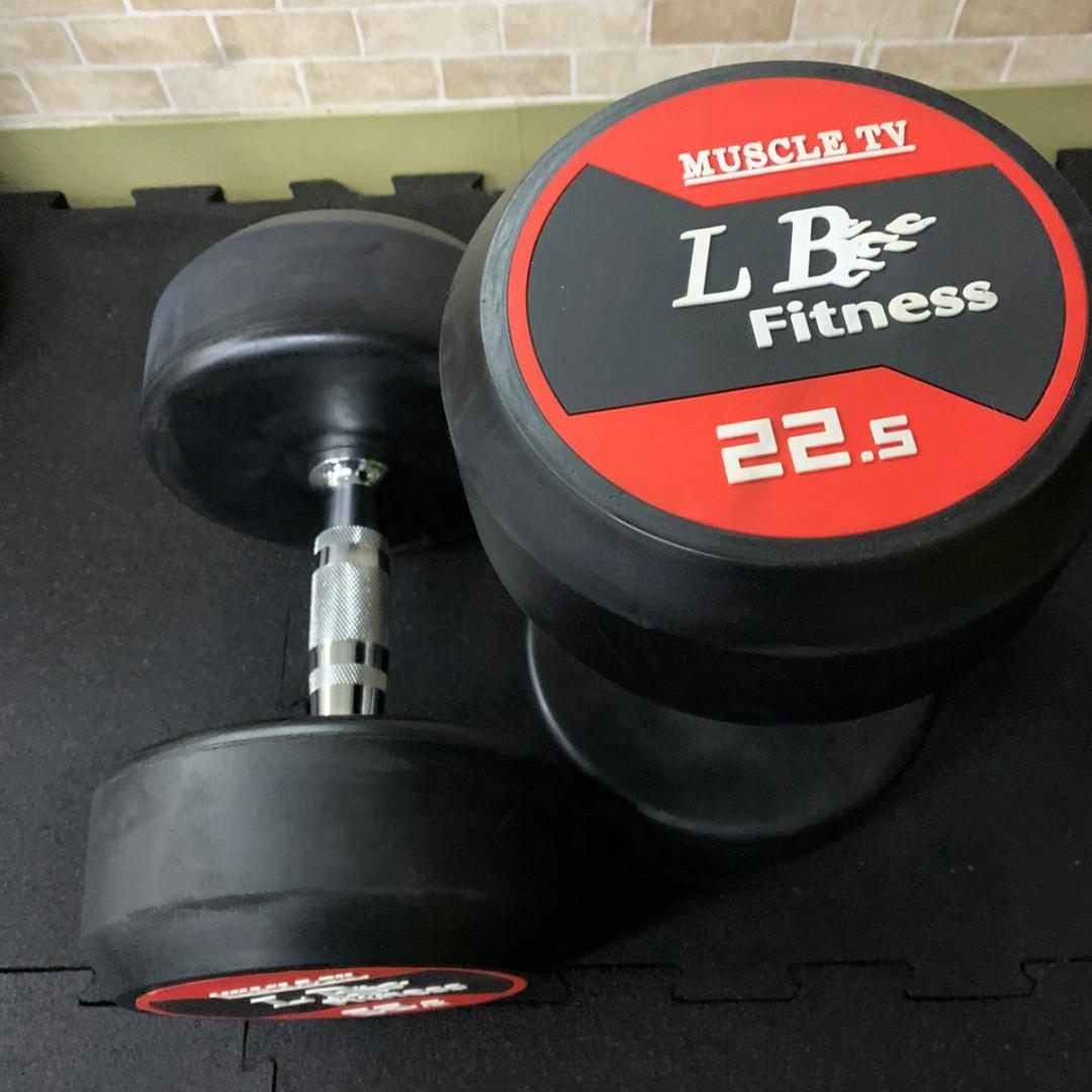 ラバー ダンベル 22.5kg × 2個 セット