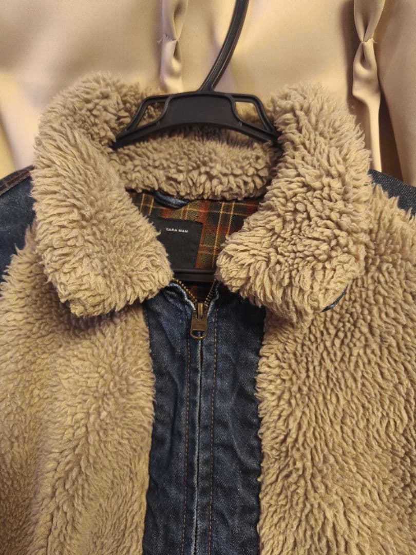 S*s様 ZARA グリズリージャケット デニム ボア