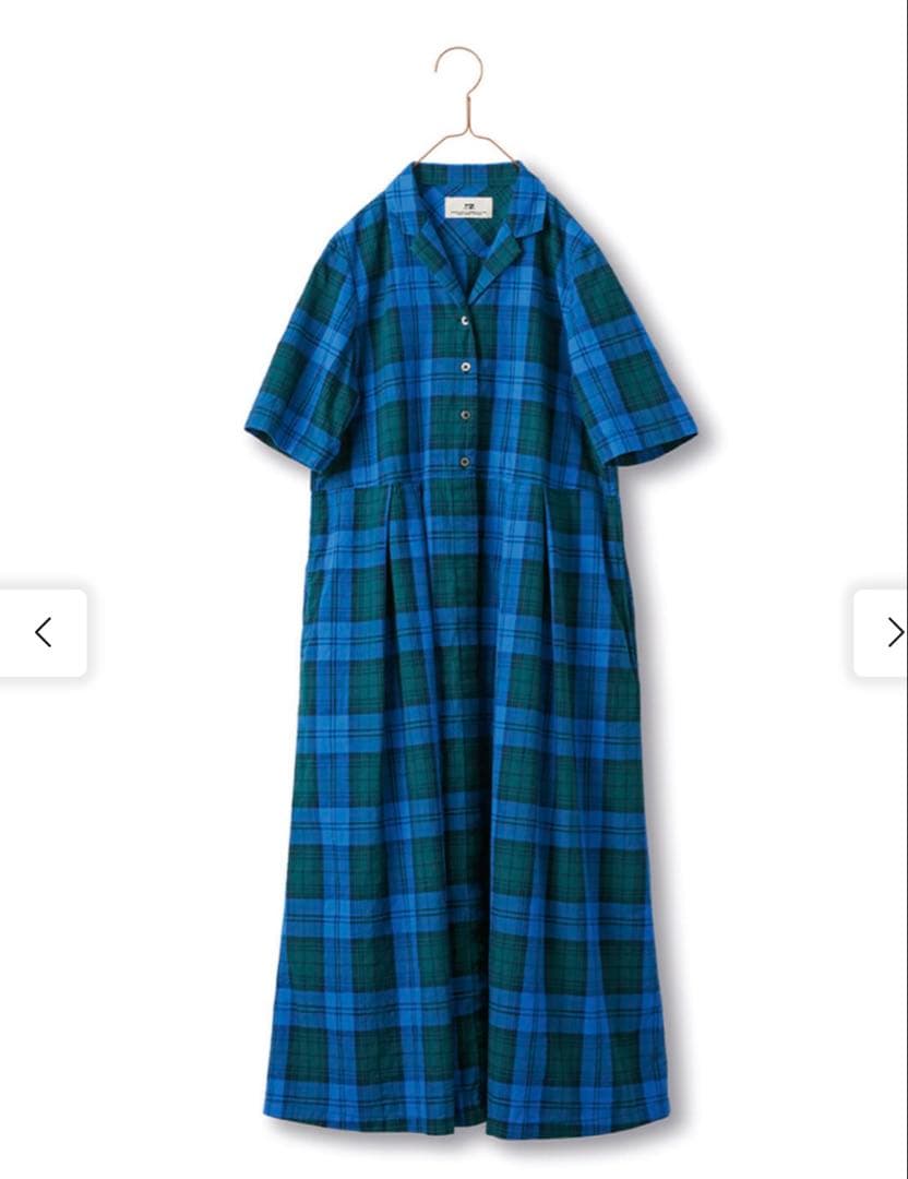 新品✨サニークラウズ ブルーウォッチワンピース【M】
