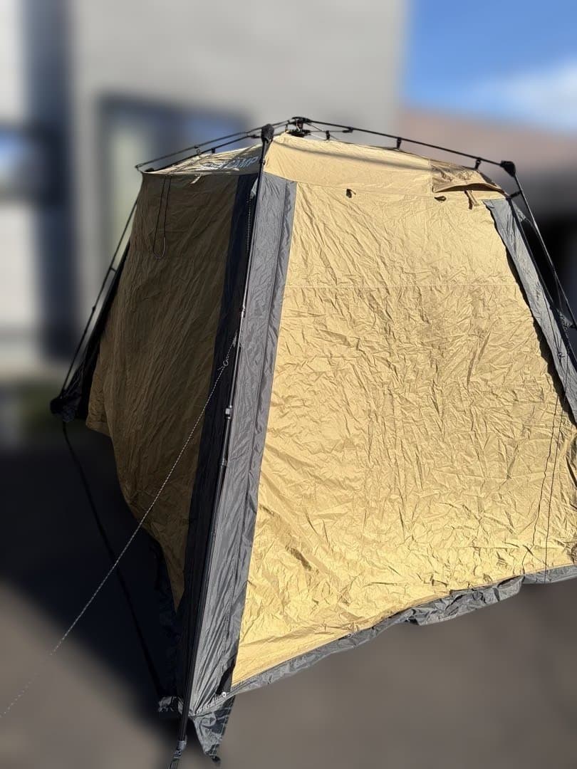 QUICK CAMP 4m×2.8mワイドスクリーンタープ ワンタッチ