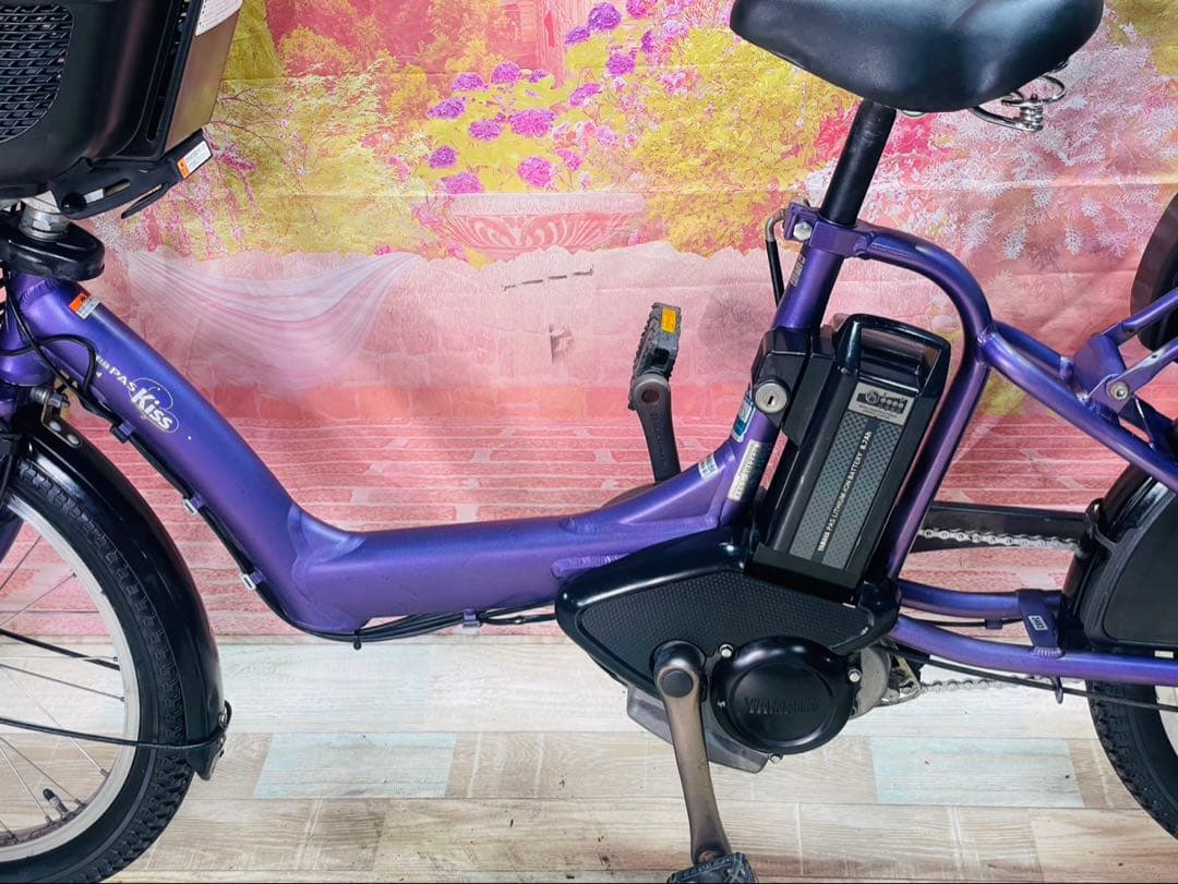 ZK3483 電動自転車 ヤマハ パスキス 子供乗せ 20インチ 送料無料