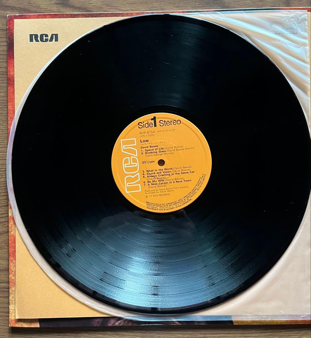 DAVID BOWIE LOW 国内盤　帯なし　 RCA デヴィッドボウイー