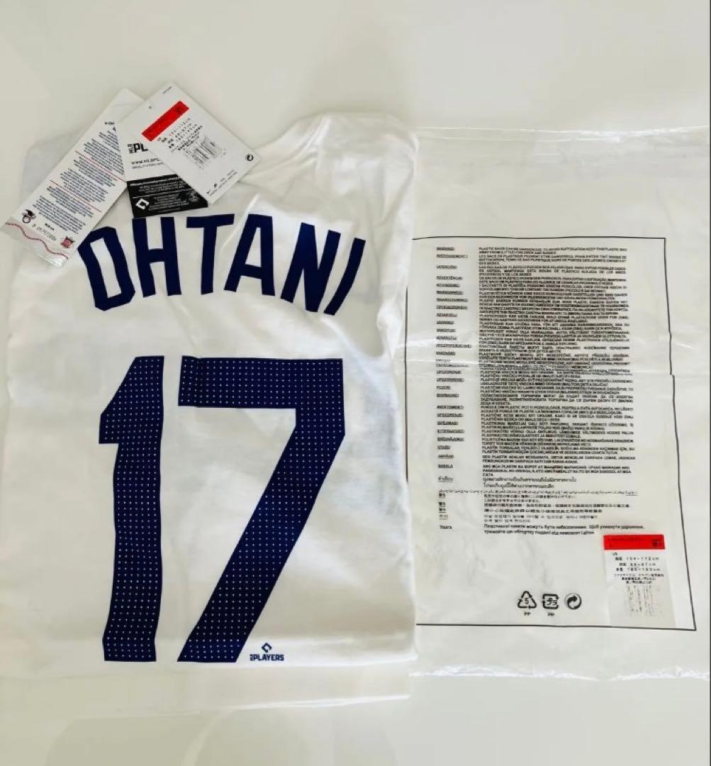 MLB開幕戦東京シリーズ ドジャース大谷翔平17 L限定パッチ付【新品・未使用]