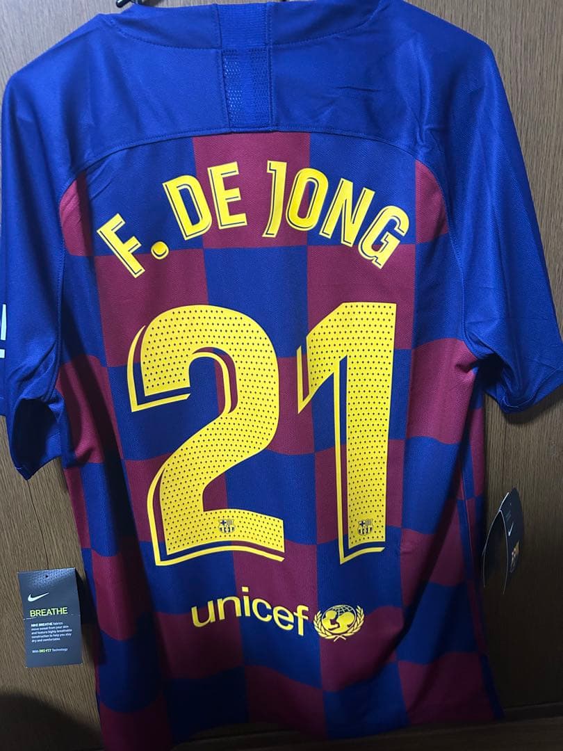 【本日限定3千円off】正規品　FCバルセロナ F. DE JONG