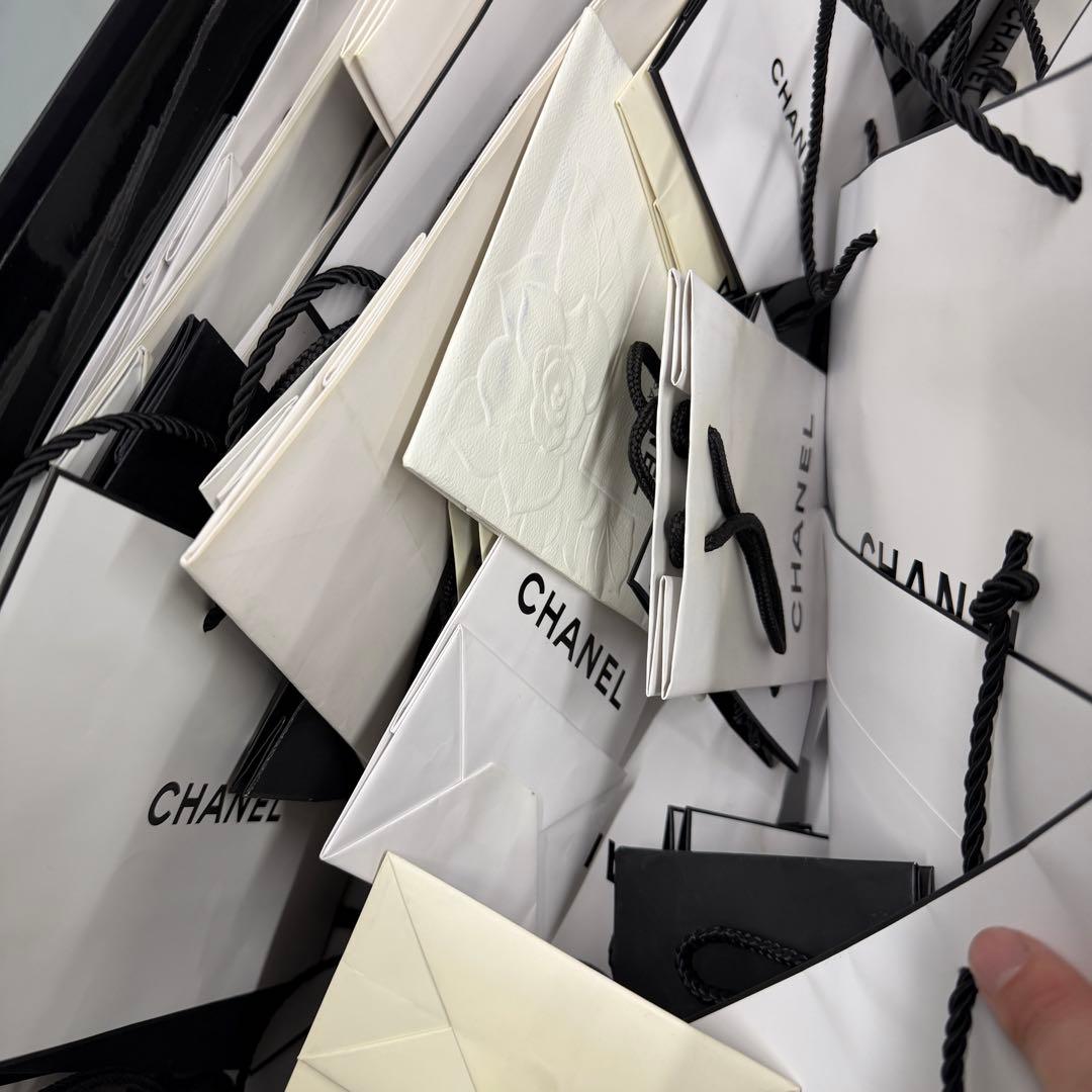 【まとめ売り】CHANEL ショッパー ショップ袋　まとめ売り　箱 70枚以上