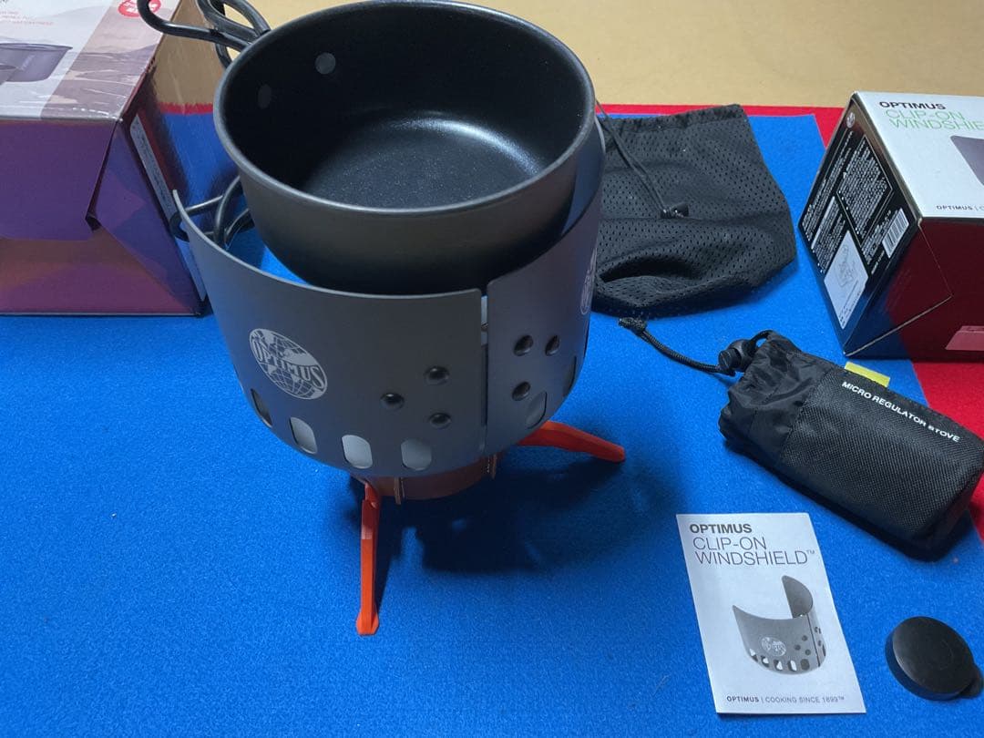 SOTOMicroレギュレートストーブ美品&PRIMUSダブルクッカー美品OD付