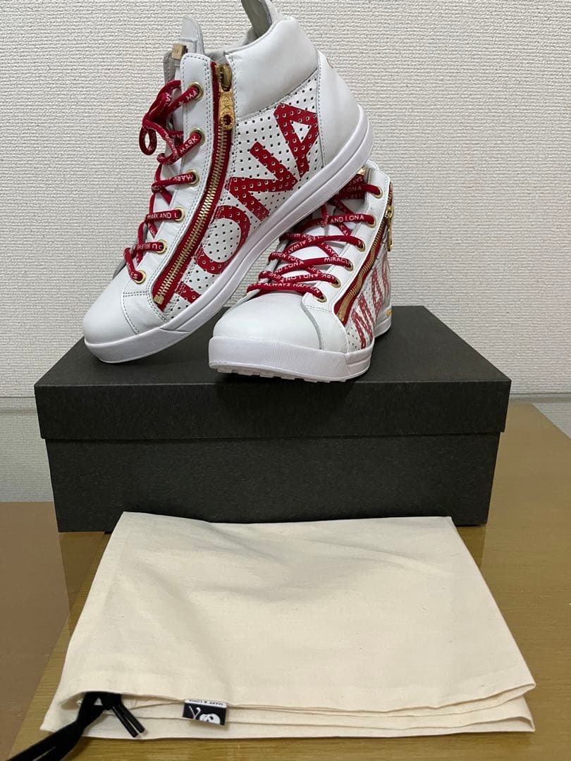 シューズ(男性用) MARK&LONA Encore Zip High-cut Sneaker