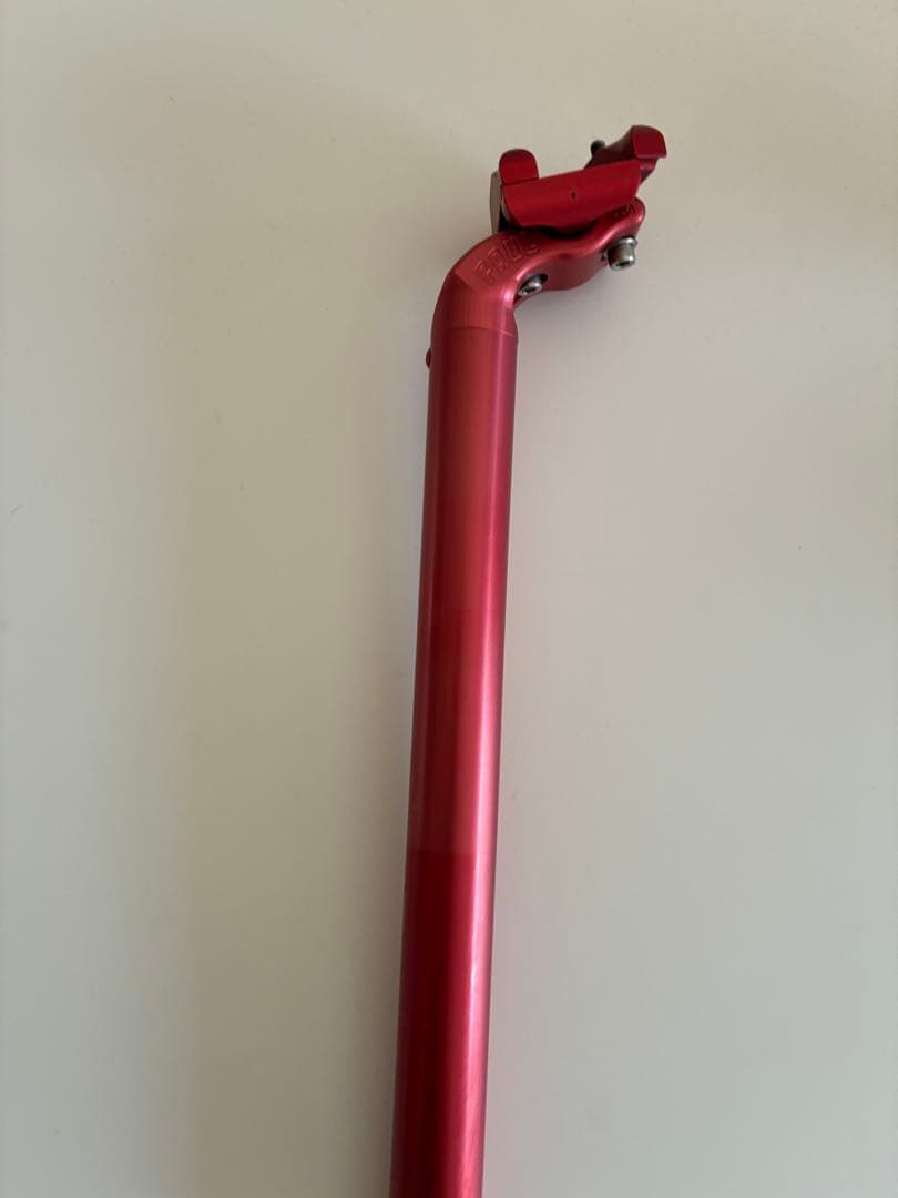中古 paul シートポスト 27.2mm red キズあり