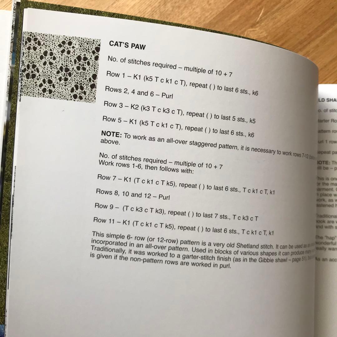洋書　Shetland Lace  シェットランドレース  レース編み