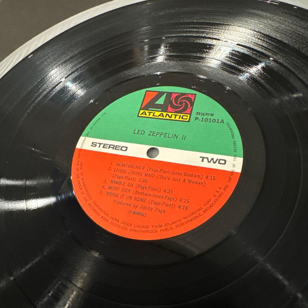 レコード LED ZEPPELIN Ⅱ P-10101A 日本盤 ポスター付