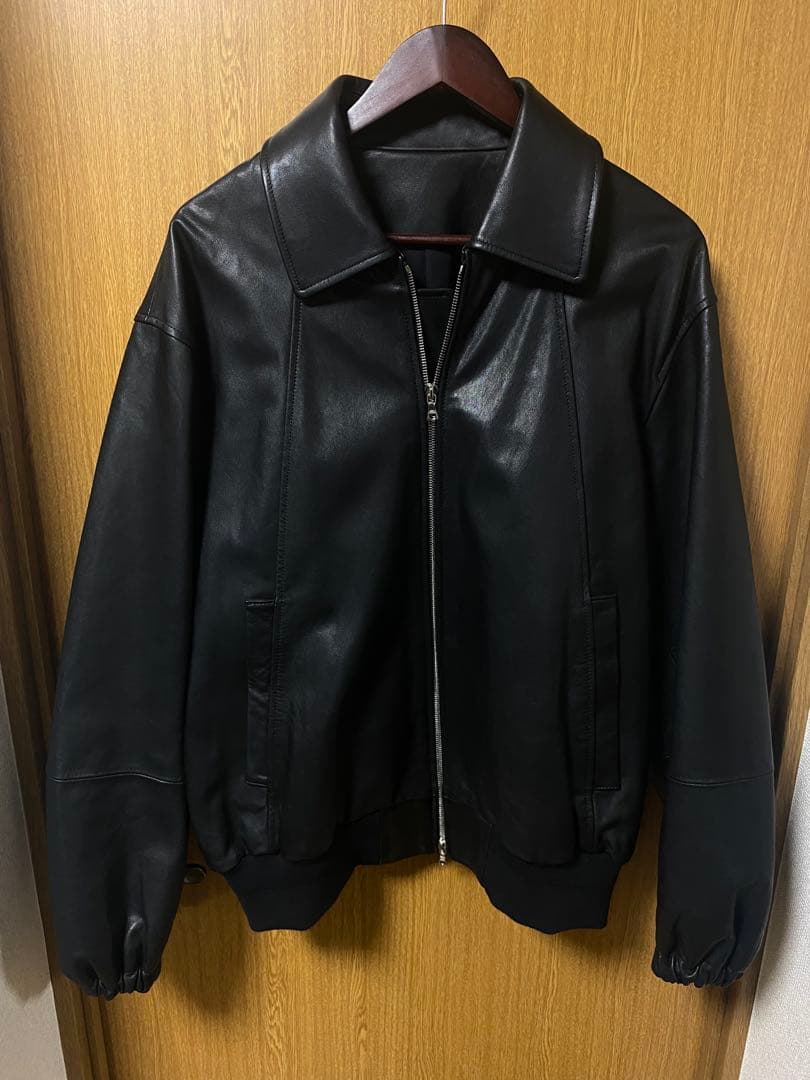 即完24aw ssstein LEATHER ZIP SHORT JACKET