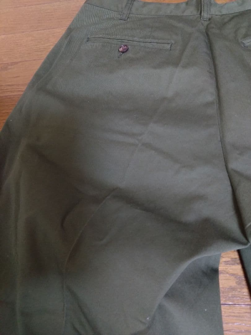 Pherrow's オリーブグリーン 軍パン L　フェローズ