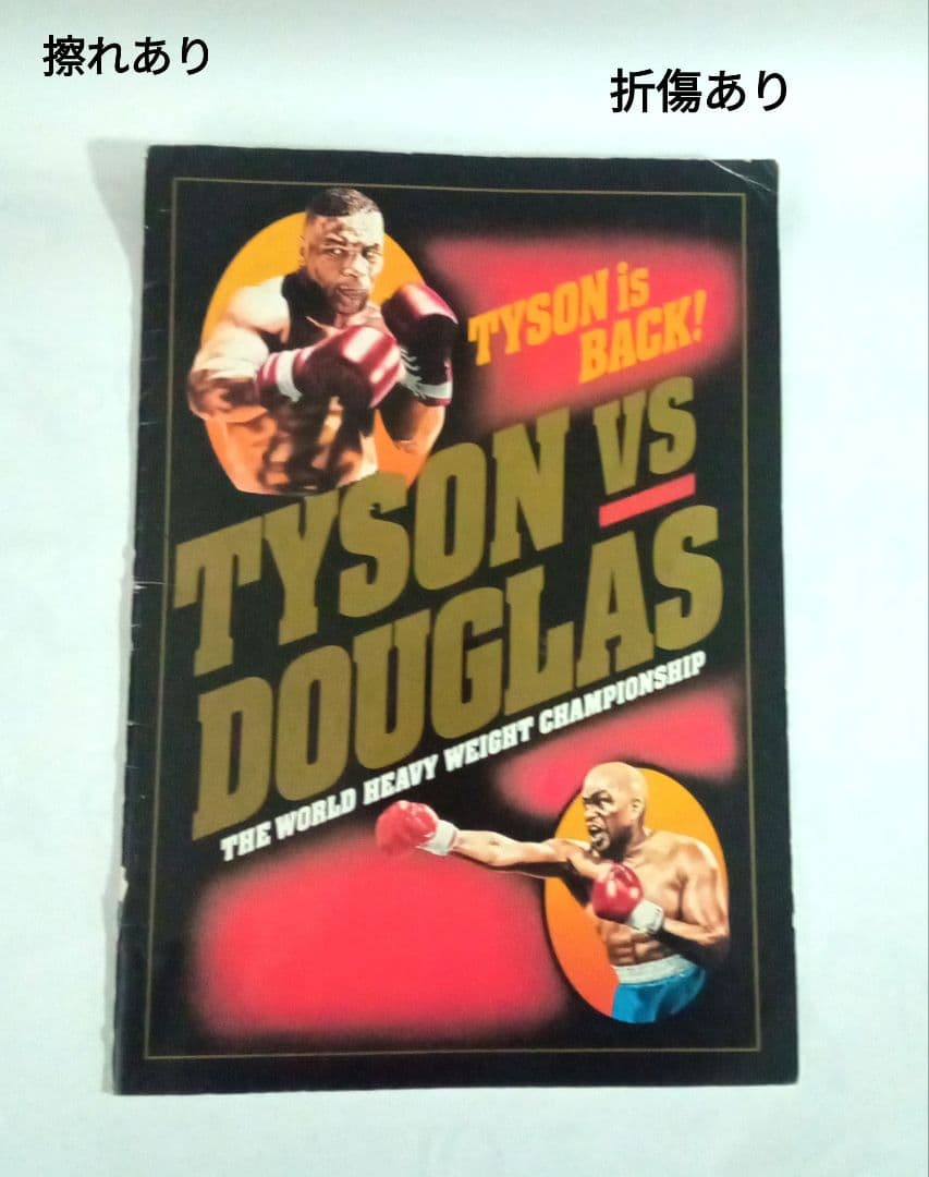マイク・タイソン　パンフレットとチラシ　TYSON vs DOUGLAS