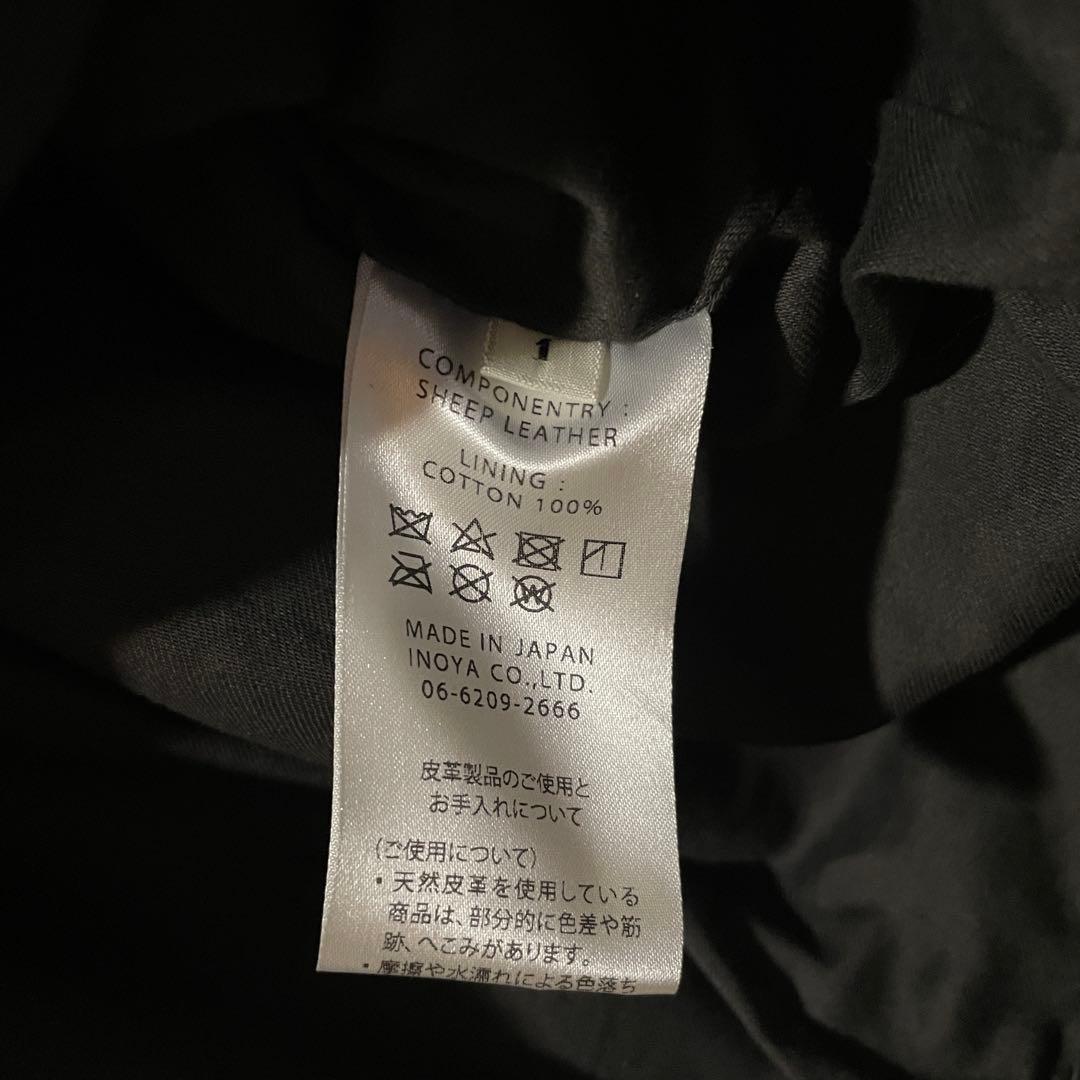 SLOW Leather - mix Jacket - シープレザー
