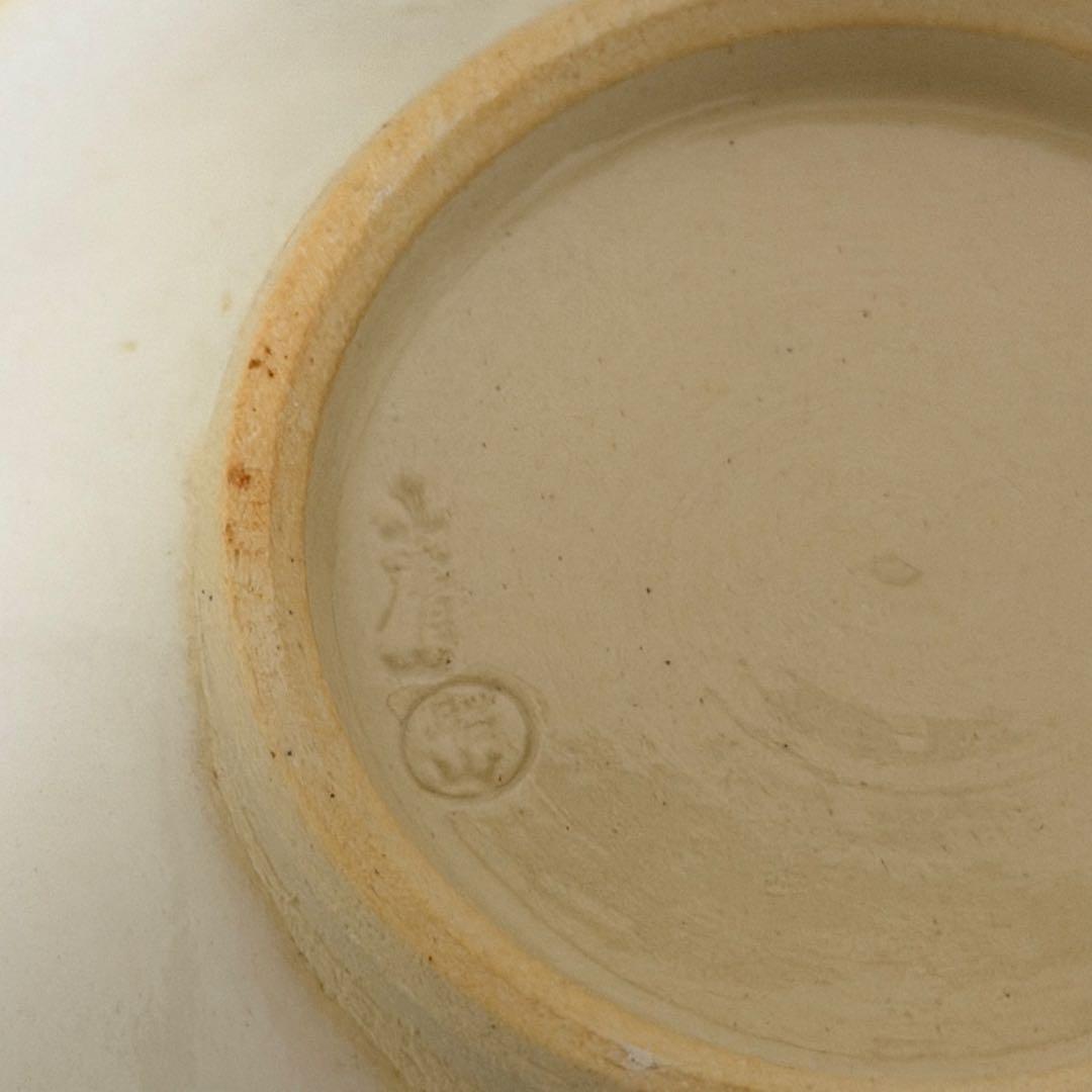 赤膚焼　奈良絵　銘々皿　5枚　共箱　大塩昭山　未使用品　茶陶　伝統