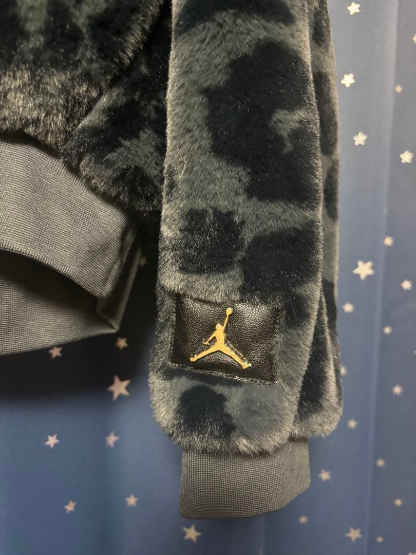 R*読様 NIKE JORDAN USA レオパードファージャケット