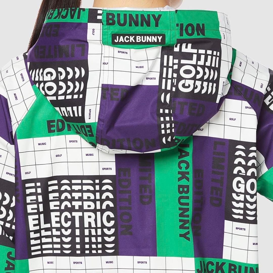 JACK BUNNY ジャックバニー フルジップブルゾン ブロックタイポプリント