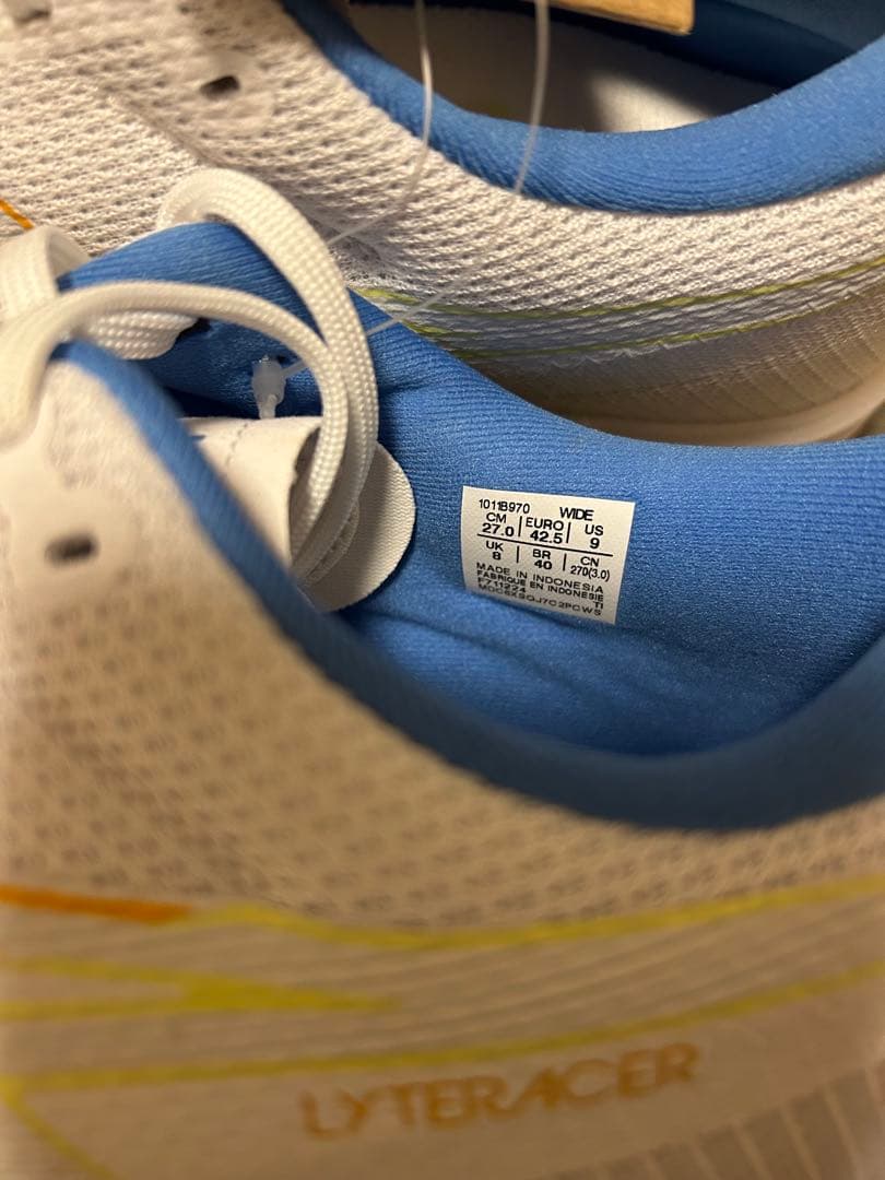 ASICS LYTERACER 6 WIDE 27.0cm メンズ