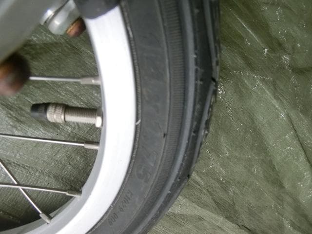 307：OUTRUNK 折りたたみ自転車　ジャンク　引取限定：埼玉県所沢市