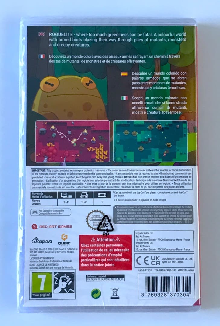 Blazing Beaks Switch 新品未開封