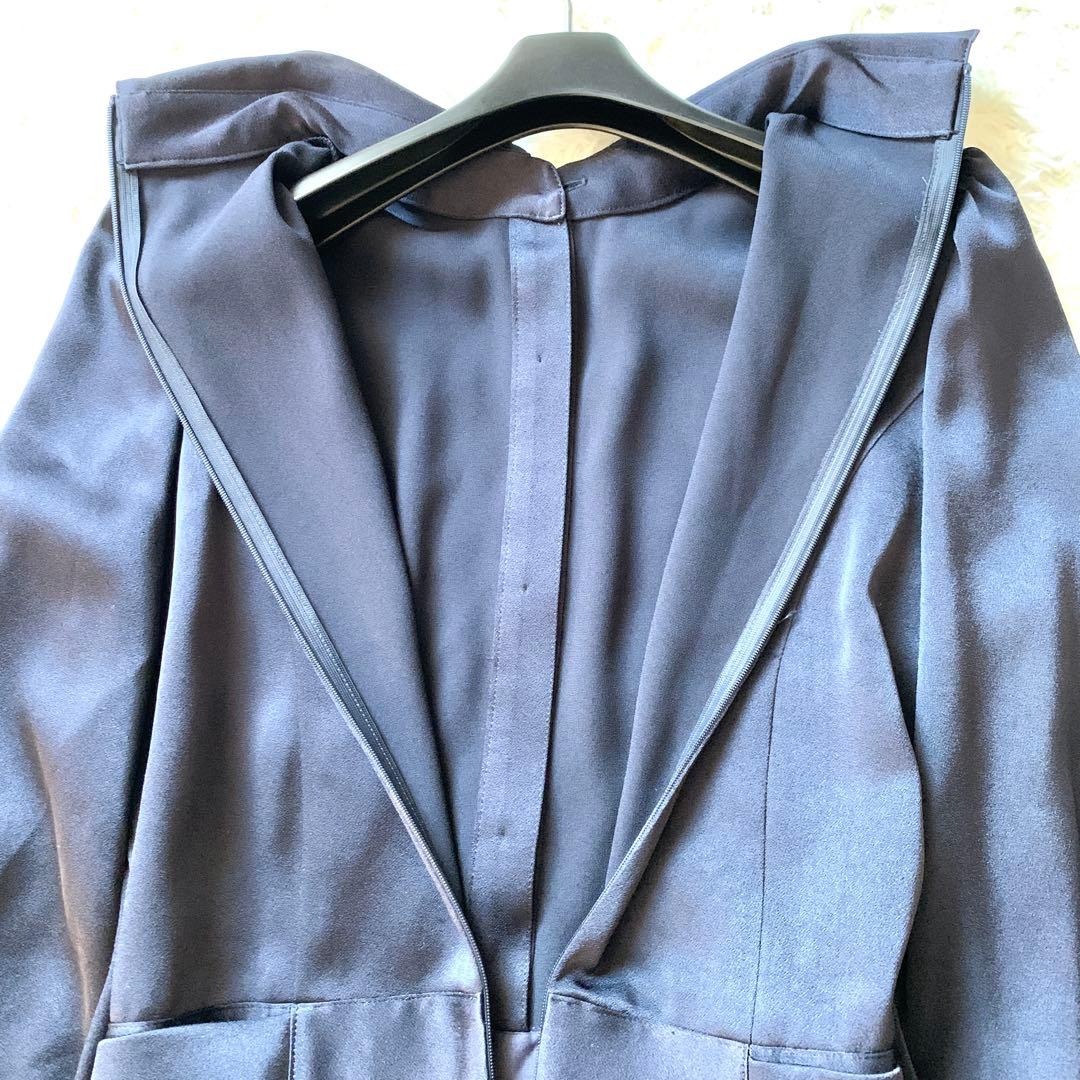 極美品✨ケイミー kayme ストレッチ サテン ロング プリンセス ワンピース