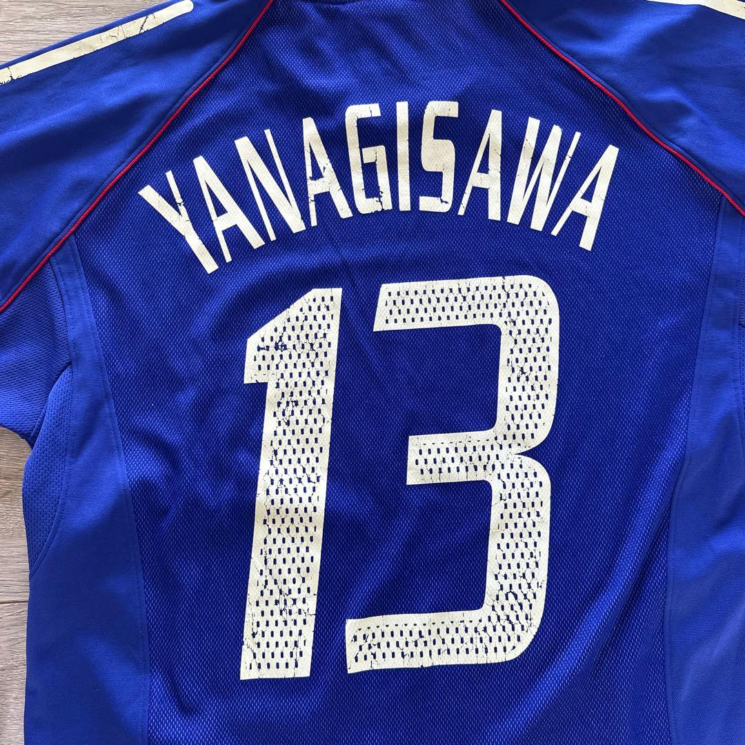 adidas サッカー日本代表　レプリカ　ユニフォーム M 柳沢敦　13 日本製