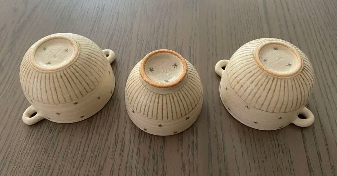 【セット】穂屋工房・吉田千穂さん スープカップ 2個 + お湯呑み 1個