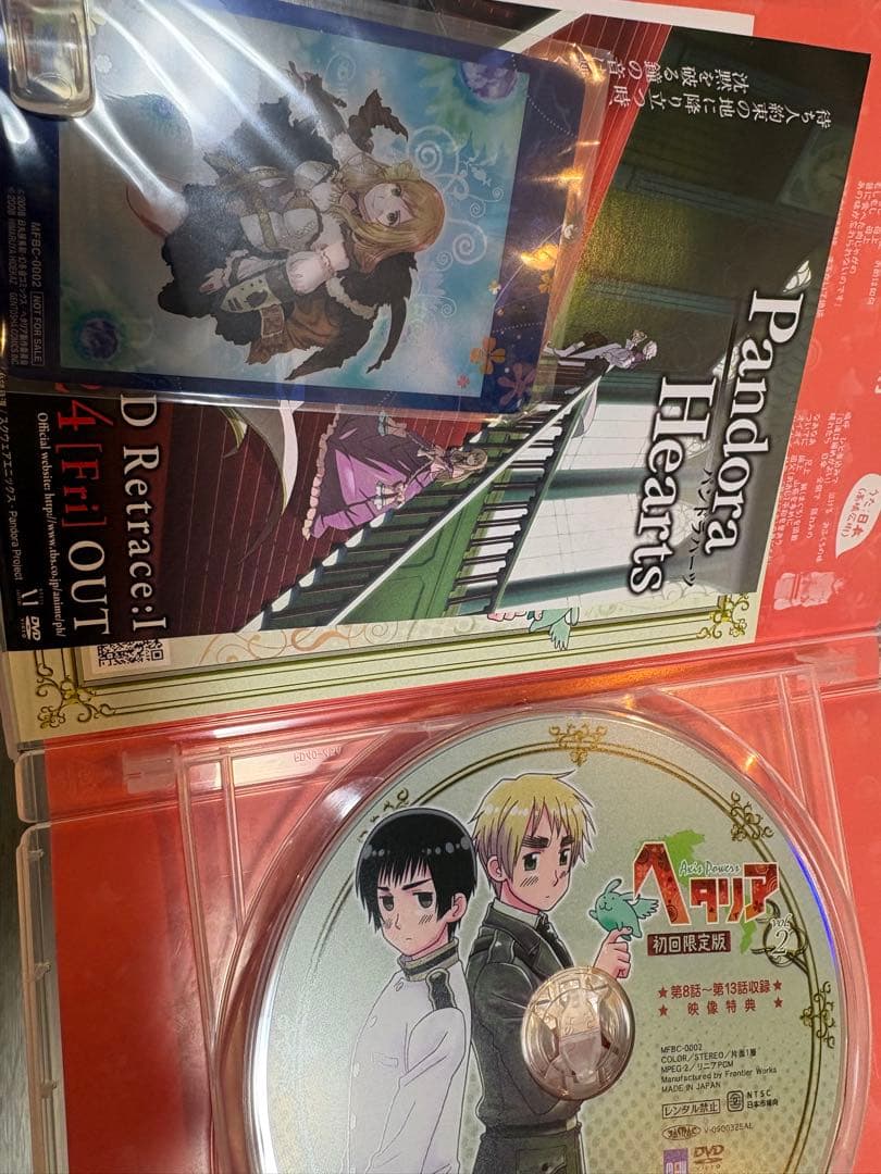 アニメイト限定版 ヘタリア DVD 全巻セット 特典クリアカード完備 4/5まで