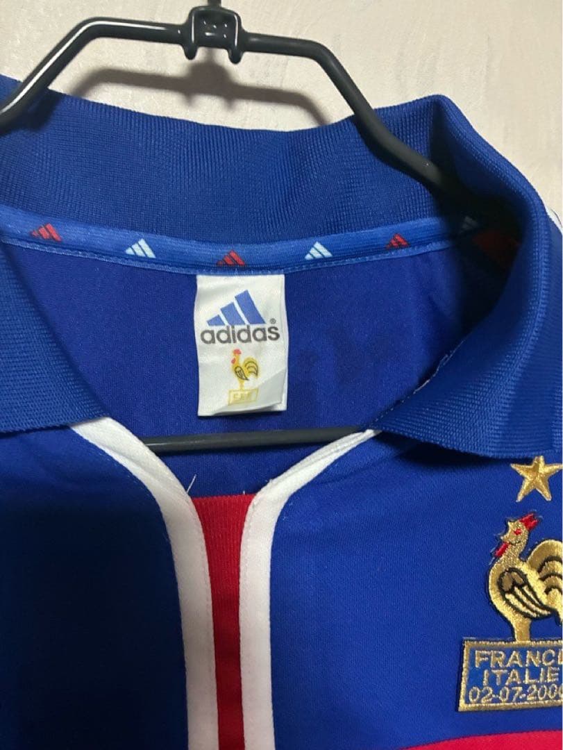 フランス代表 ユニフォーム ジダン 2000年 EURO 決勝パッチ BOX付き