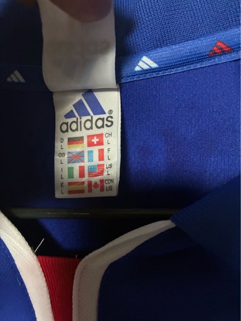 フランス代表 ユニフォーム ジダン 2000年 EURO 決勝パッチ BOX付き