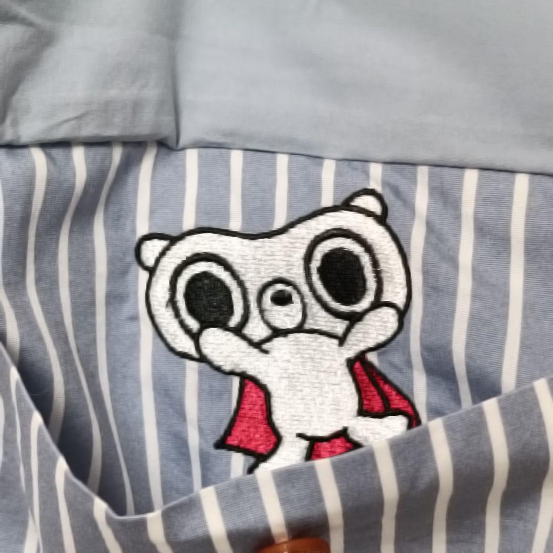 グラニフ 明石さんワンピース シャツワンピース もちぐまん刺繍 Ｌサイズ