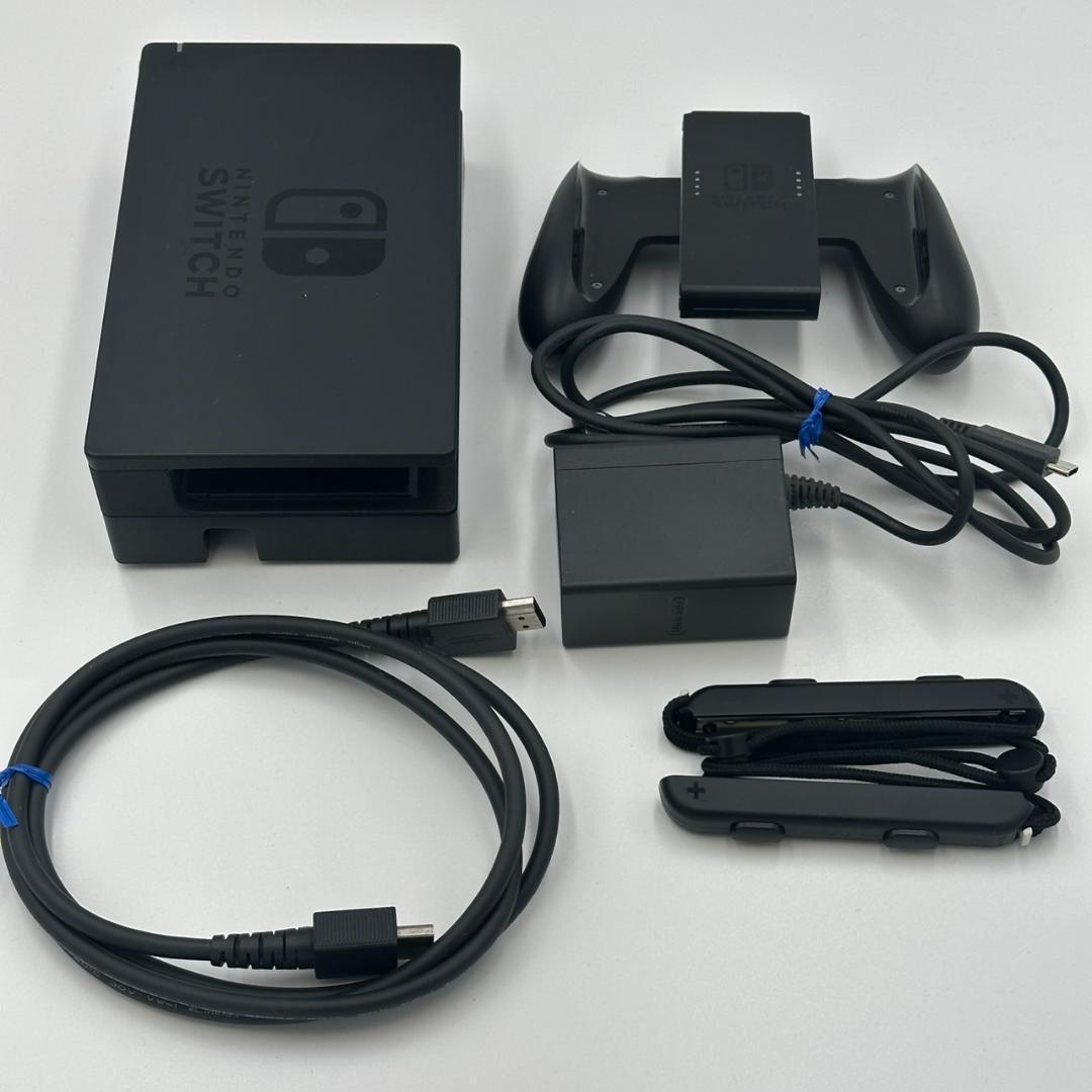動作品 強化版 Nintendo Switch 本体 ネオンレッドブルー