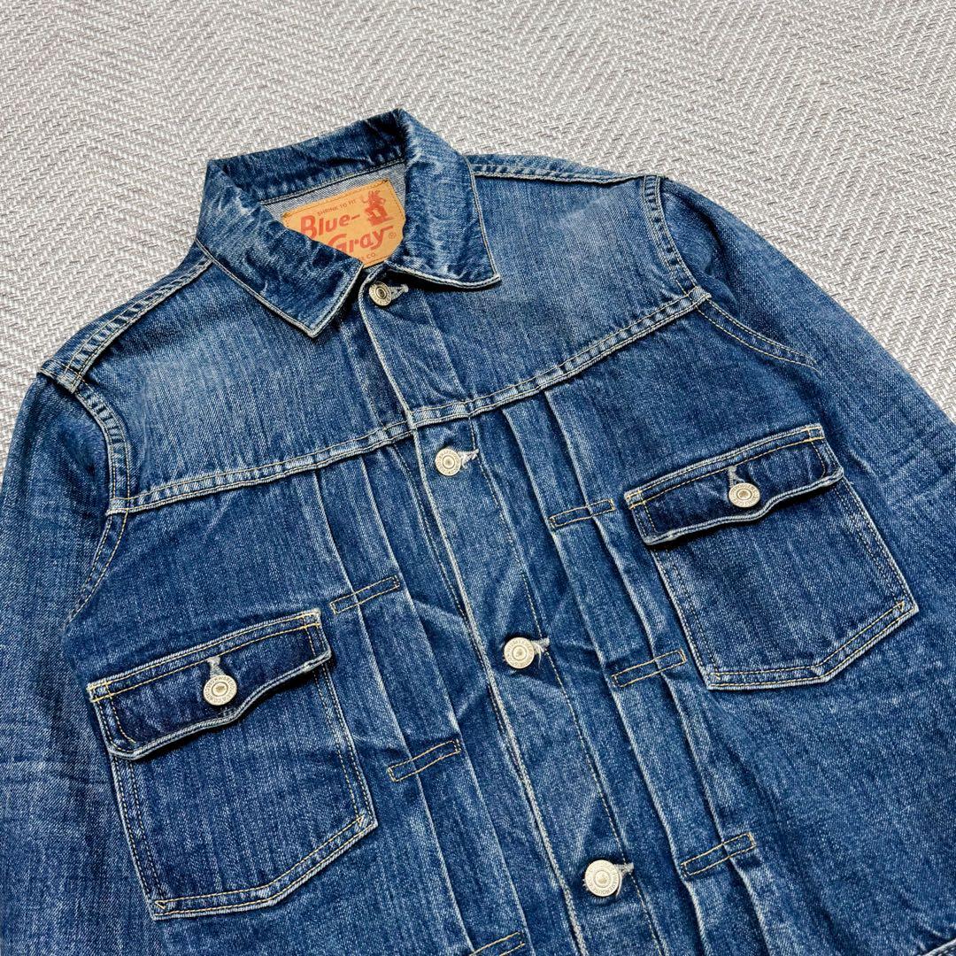 美品 ウェアハウス デニムジャケット セカンドタイプ ユーズドウォッシュ