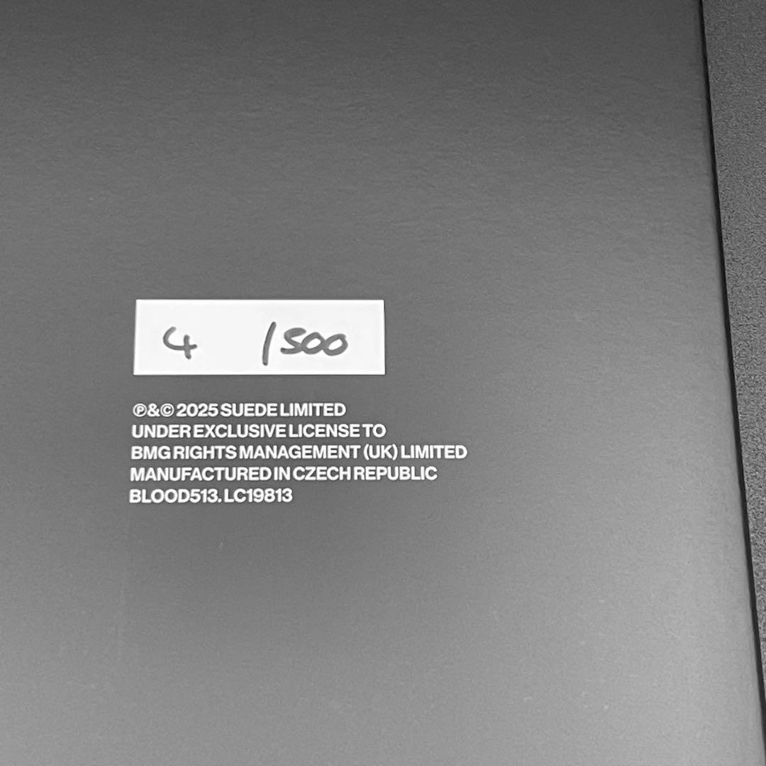 Suede – Antidepressants 500枚限定 BLOOD513