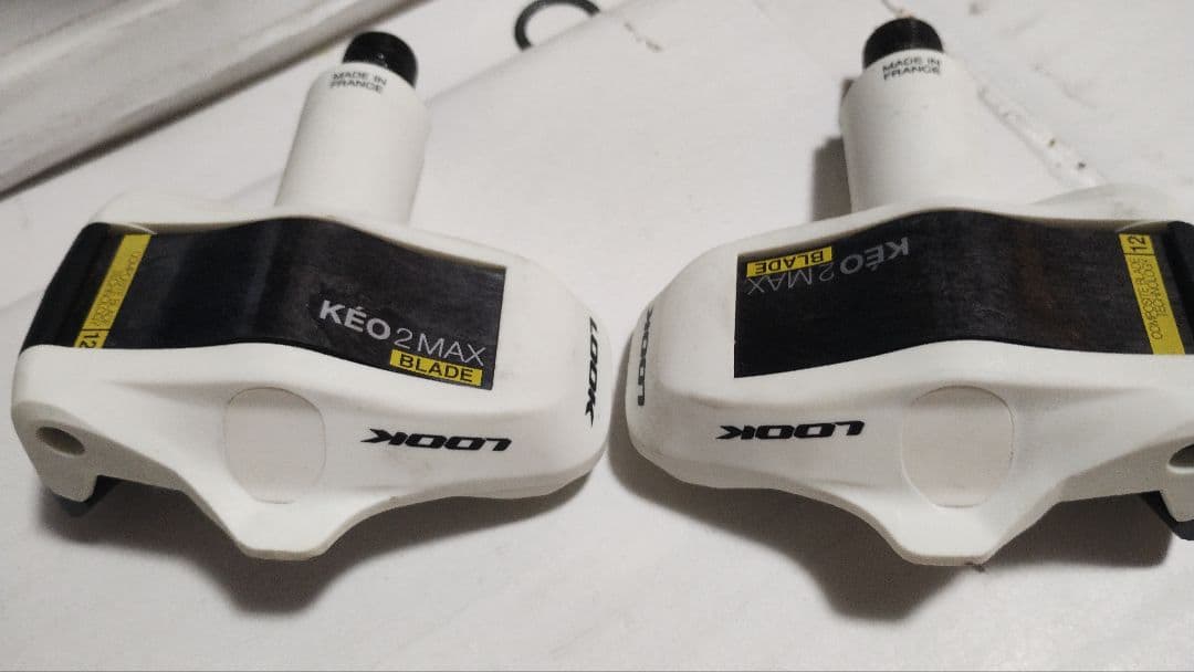 未使用　LOOK ルック Keo 2 Maxケオ 白　ビンディングペダル
