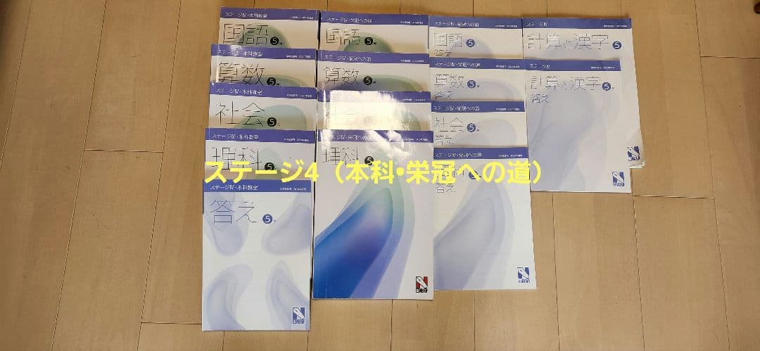 日能研 5年　2024 テキストセット1年 全部