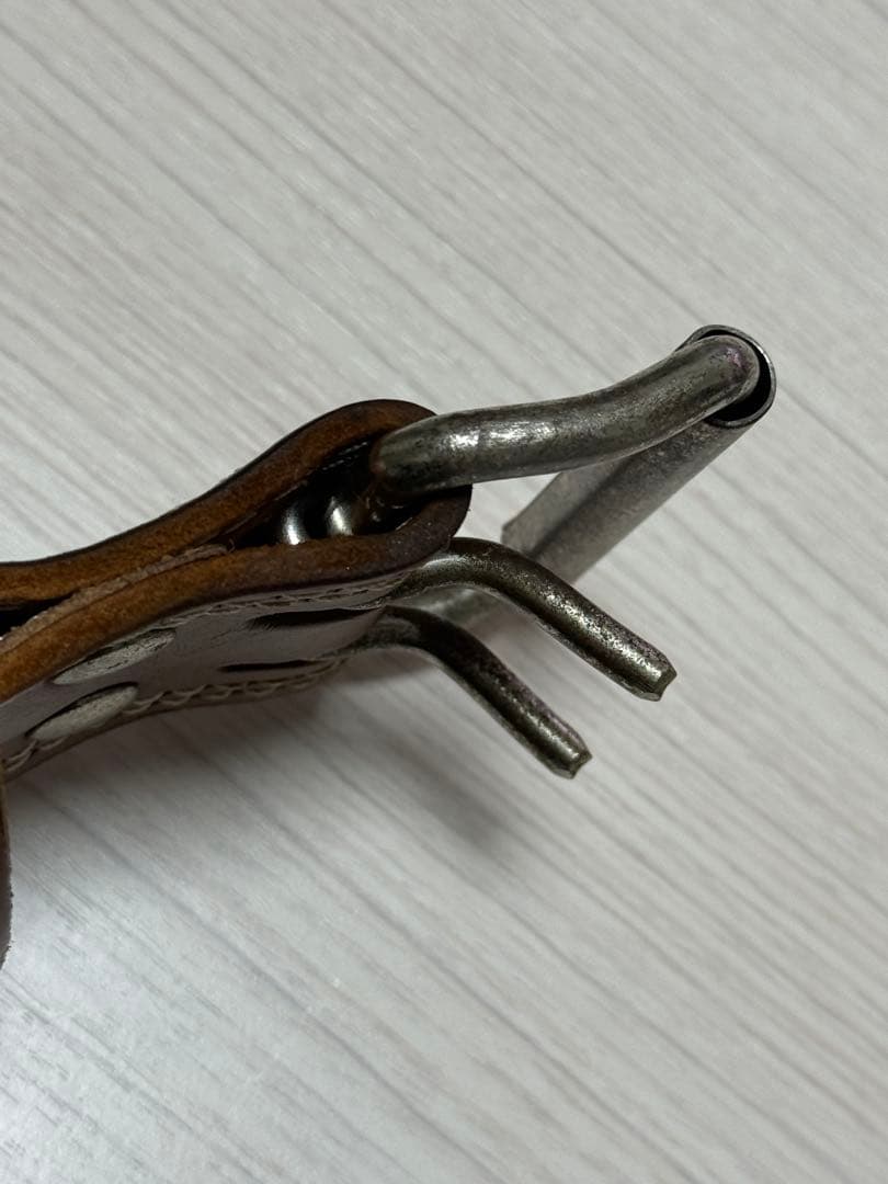ゴールドジム プロレザーベルト 2本ピン 10mm厚 M