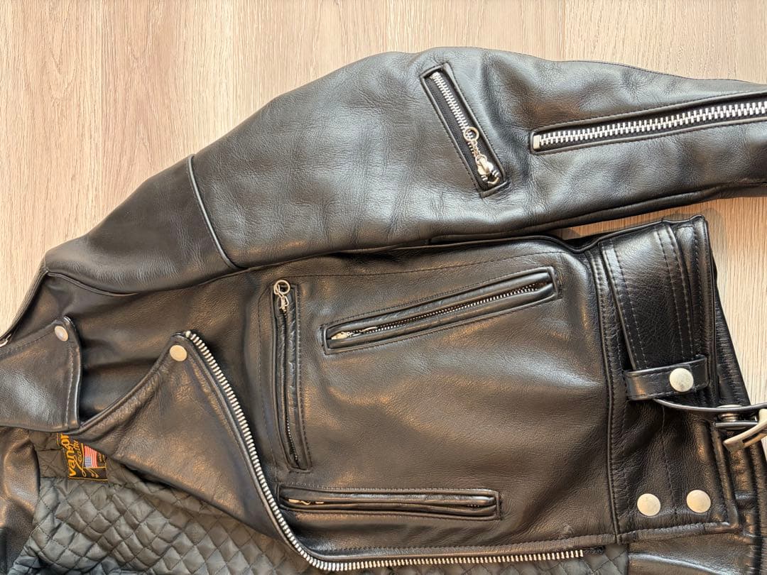 VANSON バンソン ダブルライダース レザージャケット USA製 サイズ34