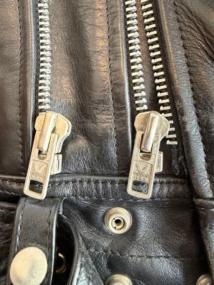 VANSON バンソン ダブルライダース レザージャケット USA製 サイズ34