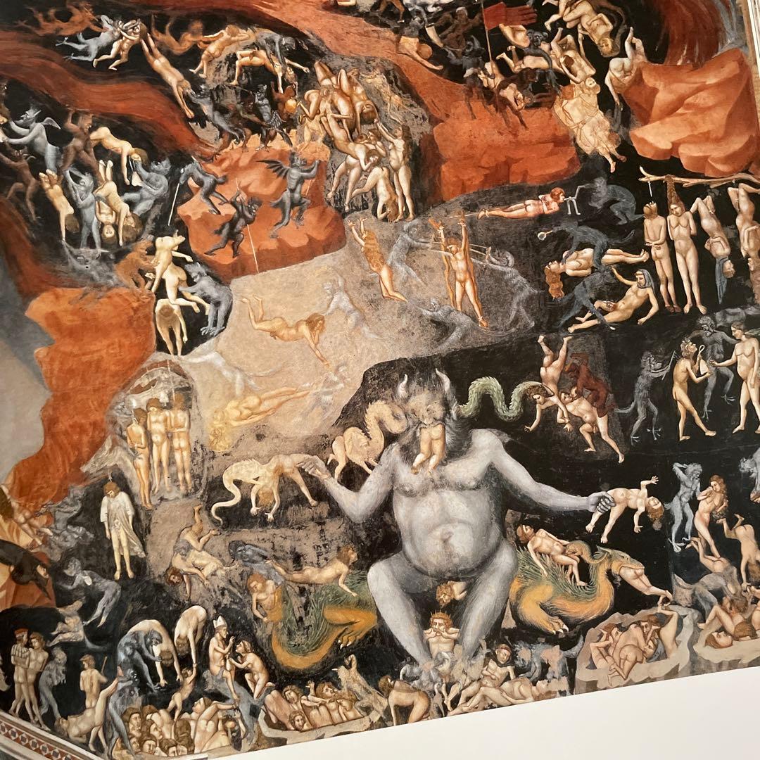 英語大型画集　イタリアのフレスコ画-ジョットの時代 1280-1400