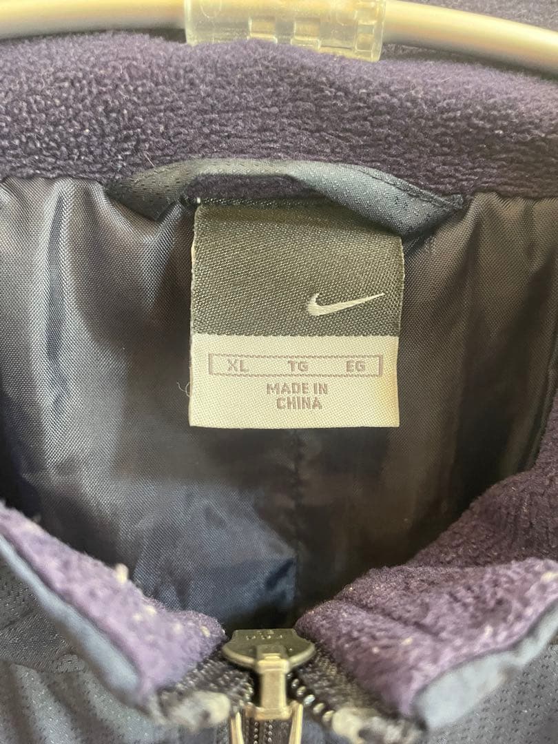Nike BASEBALL ハーフジップジャケット　中綿入り　XLサイズ