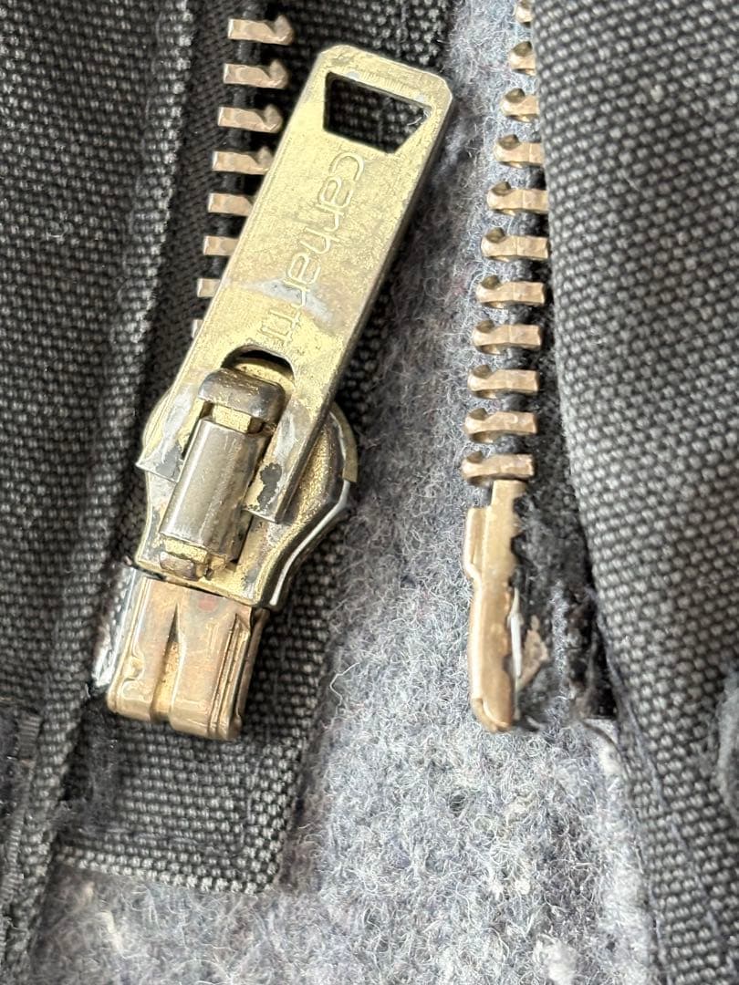Carhart トラディショナルジャケット USA製 40 黒 ダック フェード