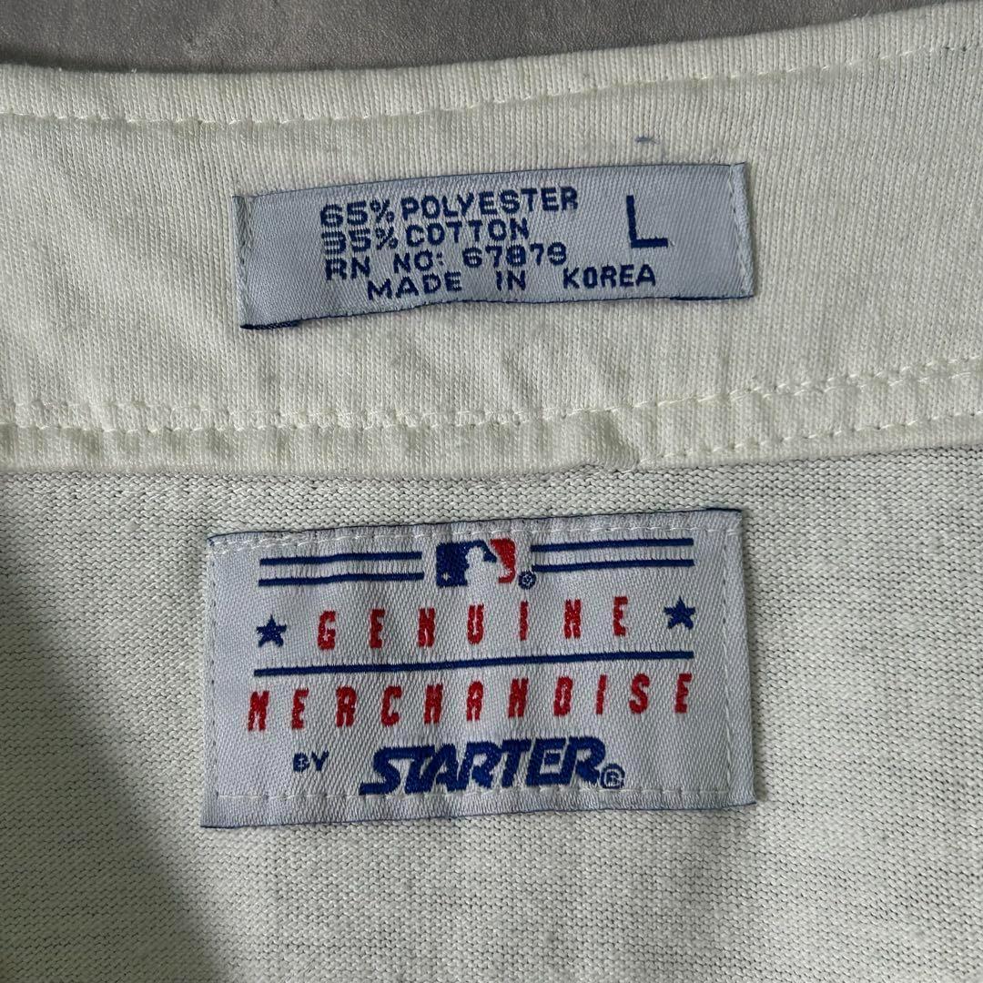 希少 MLB Starter マーリンズ 肉厚 ベースボールシャツ ユニフォーム