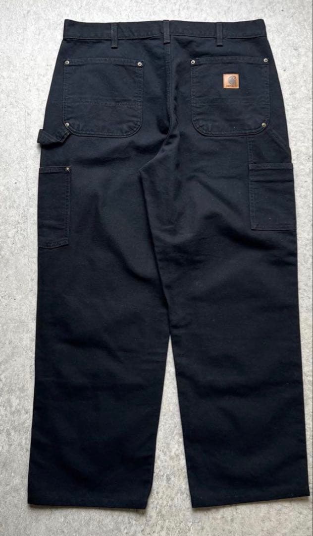 Carhartt カーハート ダブルニー ダックパンツ 34×30 ブラック
